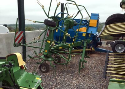 The Krone KW 5.52/4x7 rotor is perfectr for mountain conditions. Available at JW Agri Services Ltd